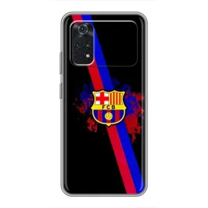 Чехол для Xiaomi POCO M4 Pro 4G (Барселона) (Лого Барсы)