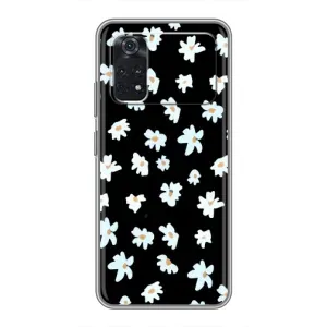 Чехол с ромашками на Xiaomi POCO M4 Pro 4G (Маленькие ромашки)