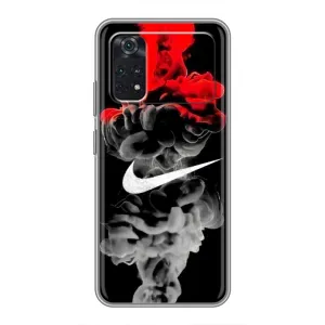 Силіконовый Чохол на Xiaomi POCO M4 Pro 4G з картинкою НАЙК (Nike дим)