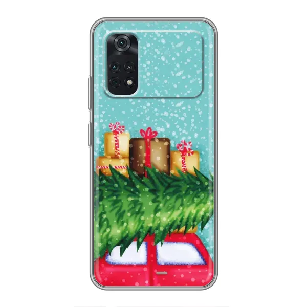 Чехол с рисунком «Новогодние подарки» для Xiaomi POCO M4 Pro 4G Чехол с рисунком «Новогодние подарки» для Xiaomi POCO M4 Pro 4G