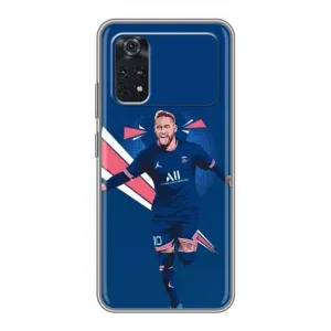 Силиконовый Чехол Xiaomi POCO M4 Pro 4G (Празднование Неймара)