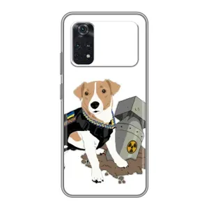 Чохол з принтом Песика Патрон для Xiaomi POCO M4 Pro 4G (Пес Патрон з ракетою)
