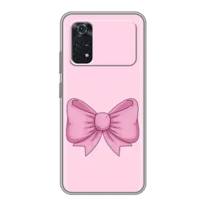 Чохол банти для Xiaomi POCO M4 Pro 4G (Рожевий бантик)