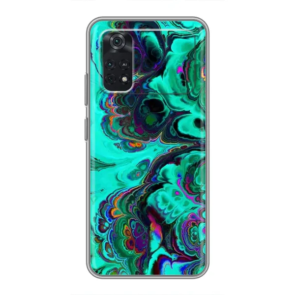 Чехол с рисунком «Салатный мрамор» для Xiaomi POCO M4 Pro 4G Чехол с рисунком «Салатный мрамор» для Xiaomi POCO M4 Pro 4G
