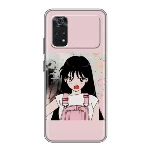 Чехол с персонажами АНИМЕ на Xiaomi POCO M4 Pro 4G (Сейлор Марс)