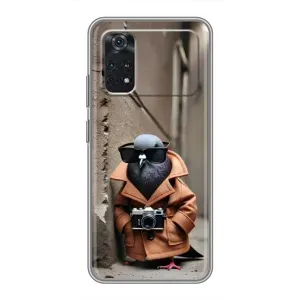 Чехол с мемами тралалело тралала для Xiaomi POCO M4 Pro 4G (Шпиониро голубио)