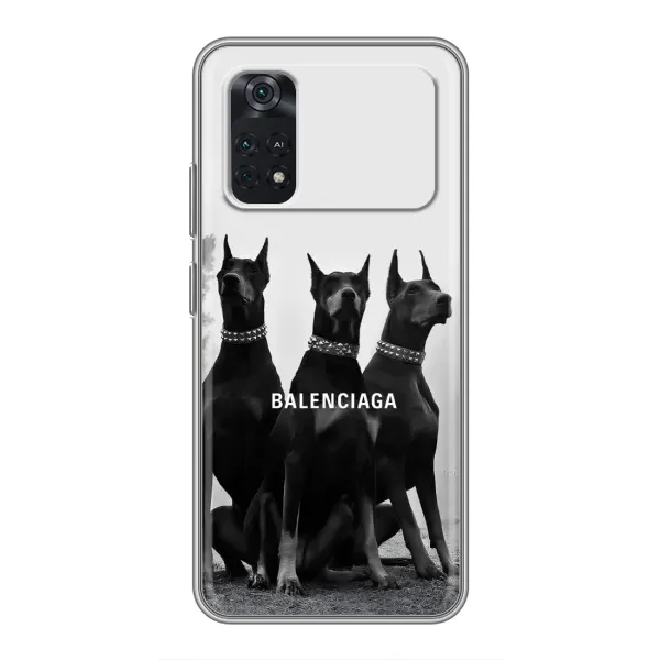 Чехол с рисунком «Три добермана» для Xiaomi POCO M4 Pro 4G Чехол с рисунком «Три добермана» для Xiaomi POCO M4 Pro 4G