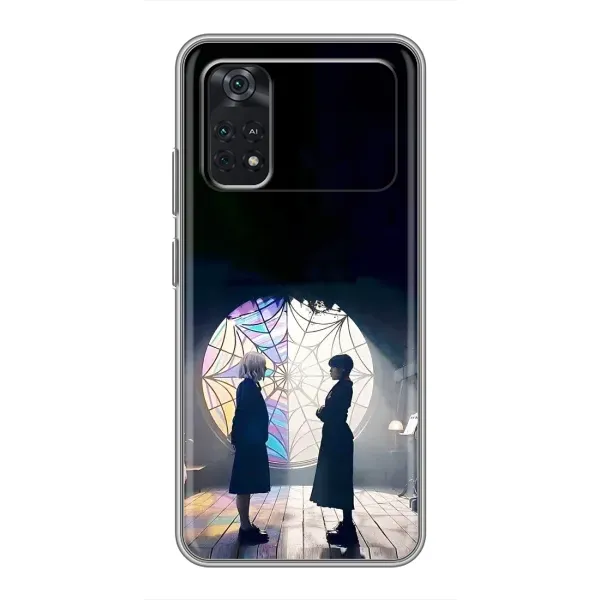 Чехол с рисунком «Уэнсдей и Энди» для Xiaomi POCO M4 Pro 4G Чехол с рисунком «Уэнсдей и Энди» для Xiaomi POCO M4 Pro 4G