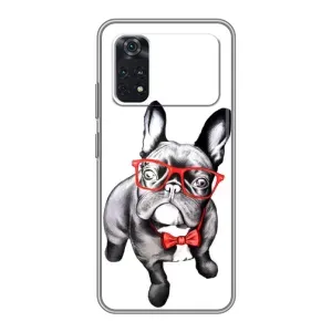 Бампер для Xiaomi POCO M4 Pro 4G з картинкою "Песики" (В окулярах)