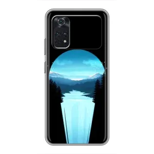 Літній Чохол на Xiaomi POCO M4 Pro 4G (Синій Водоспад)