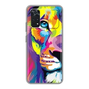 Чехол с картинкой на Xiaomi POCO M4 Pro 4G (Яркий Лев)