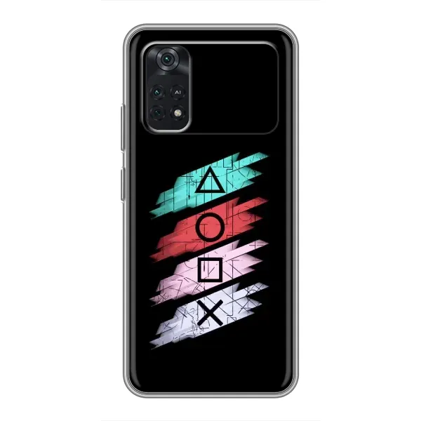 Чехол с рисунком «Значки Sony» для Xiaomi POCO M4 Pro 4G Чехол с рисунком «Значки Sony» для Xiaomi POCO M4 Pro 4G