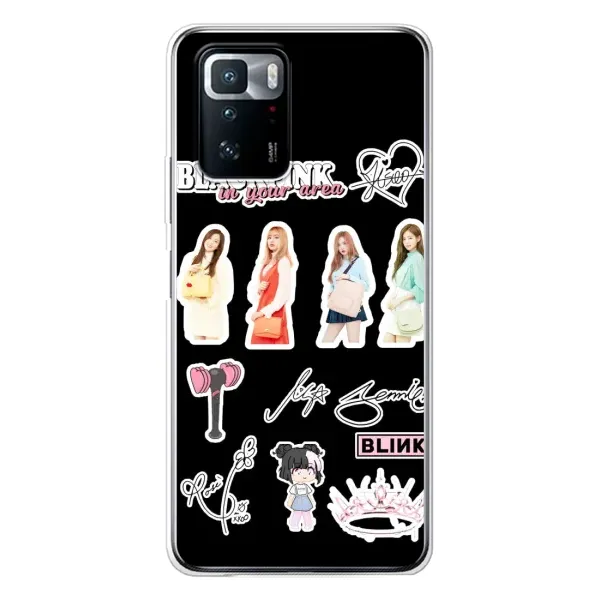 Чехол с рисунком «Арт блэкпинг» для Xiaomi POCO X3 GT Чехол с рисунком «Арт блэкпинг» для Xiaomi POCO X3 GT