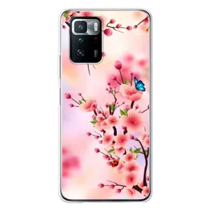 Чохол з картинкою Сакури на Xiaomi POCO X3 GT (Метелики на сакурі)
