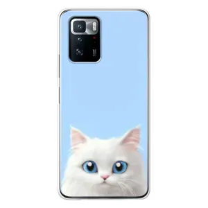 Чехол на тематику: Коты для Xiaomi POCO X3 GT (Белый кот)