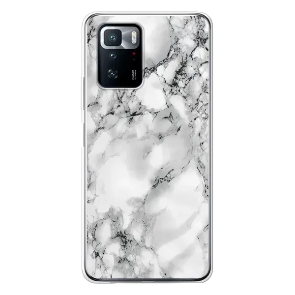 Чехол с рисунком «Белый мрамор» для Xiaomi POCO X3 GT