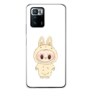 Чехол с принтом Лабубу для Xiaomi POCO X3 GT (Бежевый Лабубу)