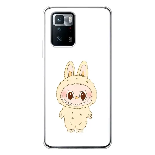 Чехол с рисунком «Бежевый Лабубу» для Xiaomi POCO X3 GT Чехол с рисунком «Бежевый Лабубу» для Xiaomi POCO X3 GT