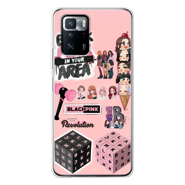Чехол с рисунком «BLACK PINK коллаж» для Xiaomi POCO X3 GT Чехол с рисунком «BLACK PINK коллаж» для Xiaomi POCO X3 GT