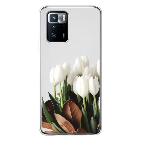Чехол с рисунком «Букет тюльпанов» для Xiaomi POCO X3 GT