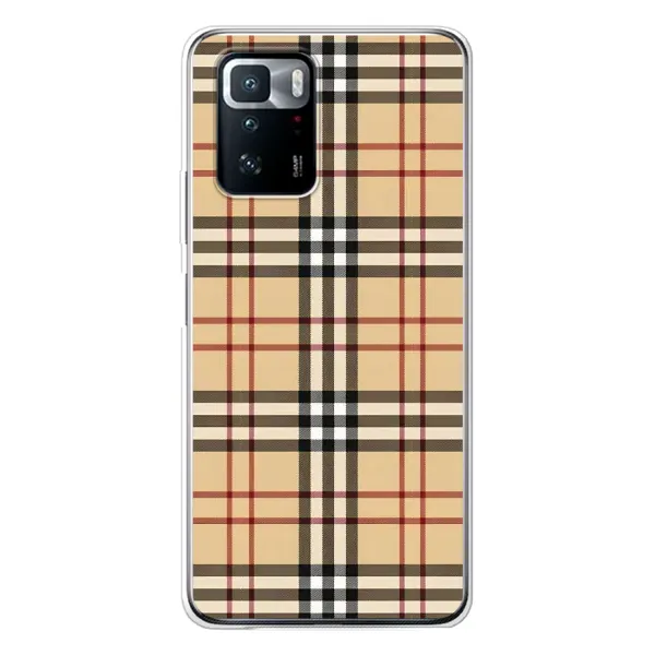 Чехол с рисунком «Burberry стиль» для Xiaomi POCO X3 GT Чехол с рисунком «Burberry стиль» для Xiaomi POCO X3 GT