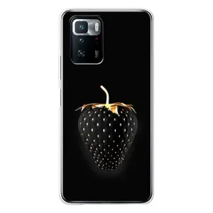 Чохол з зображенням смачної їжі для Xiaomi POCO X3 GT (Чорна полуниця)