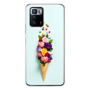 Чохли з тематикою "КВІТИ" на Xiaomi POCO X3 GT (Квітка-морозиво)