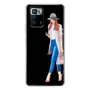 Чехол с картинкой Модные Девчонки Xiaomi POCO X3 GT (Девушка со смартфоном)