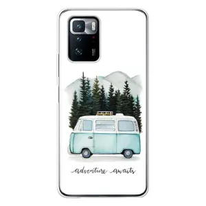 Силіконовий бампер з картинкою машини на Xiaomi POCO X3 GT (Будиночок на колесах)