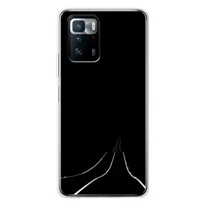 Чехол с картинками на черном фоне для Xiaomi POCO X3 GT (Дорога)