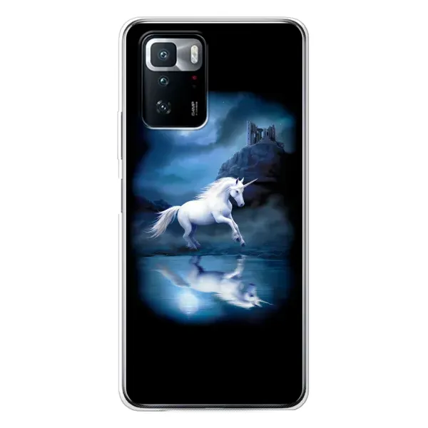 Чехол с рисунком «Единорог» для Xiaomi POCO X3 GT Чехол с рисунком «Единорог» для Xiaomi POCO X3 GT