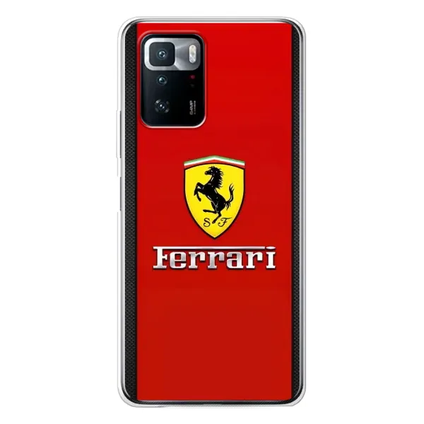 Чехол с рисунком «Ferrari Logo» для Xiaomi POCO X3 GT Чехол с рисунком «Ferrari Logo» для Xiaomi POCO X3 GT