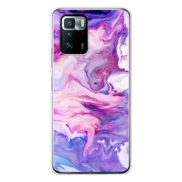Чехол с рисунком «Фиолетовый мрамор» для Xiaomi POCO X3 GT Чехол с рисунком «Фиолетовый мрамор» для Xiaomi POCO X3 GT