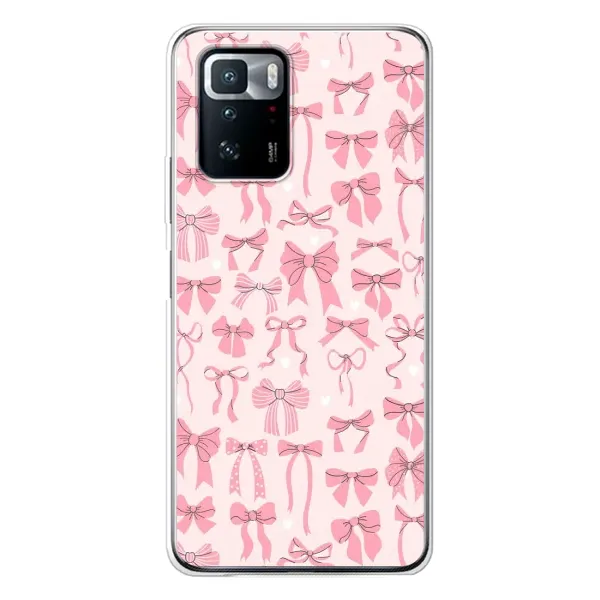 Чехол с рисунком «Фон бантики» для Xiaomi POCO X3 GT Чехол с рисунком «Фон бантики» для Xiaomi POCO X3 GT