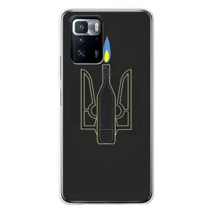 Чехол с картинкой (Патриотический ГЕРБ) на Xiaomi POCO X3 GT (Герб - Молотова)