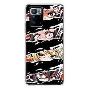 Силиконовые чехлы с глазами Anime для (Глаза на чорном)