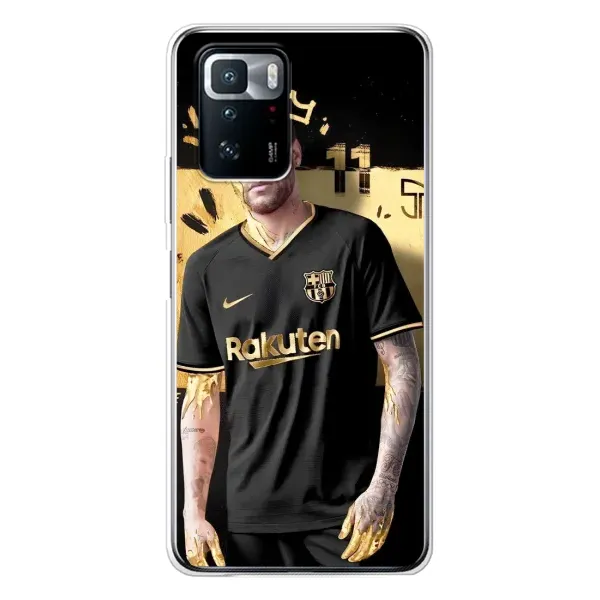 Чехол с рисунком «Gold Neymar» для Xiaomi POCO X3 GT Чехол с рисунком «Gold Neymar» для Xiaomi POCO X3 GT