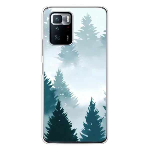 Чехол с рисунком «Горный лес» для Xiaomi POCO X3 GT Чехол с рисунком «Горный лес» для Xiaomi POCO X3 GT