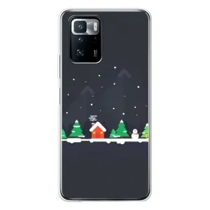 Силіконовий бампер на різдво для Xiaomi POCO X3 GT (Місто зимове)
