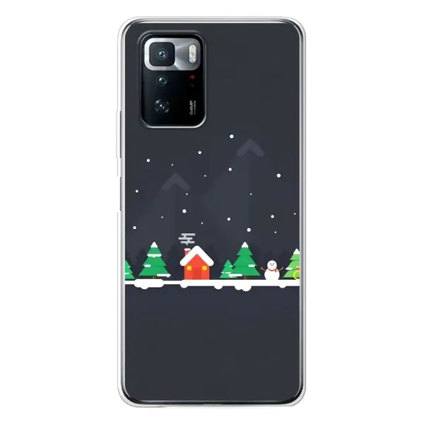 Чехол с рисунком «Город зимний» для Xiaomi POCO X3 GT