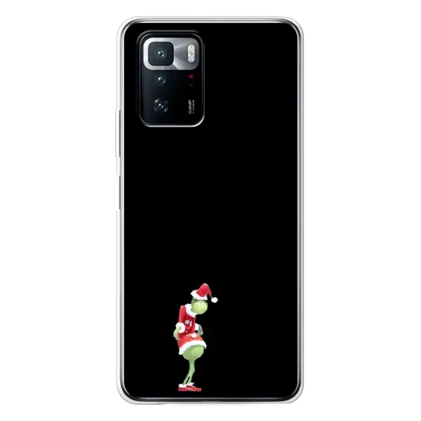 Чехол с рисунком «Гринч на чорном» для Xiaomi POCO X3 GT