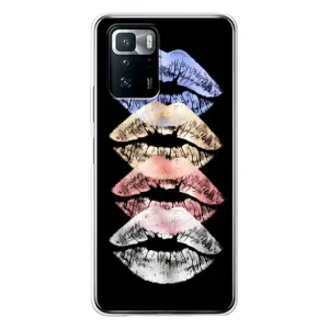 Чехол Стильные девушки на Xiaomi POCO X3 GT (Губы)