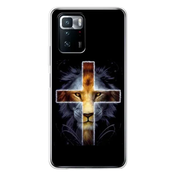 Чехол с рисунком «Иисус Лев» для Xiaomi POCO X3 GT Чехол с рисунком «Иисус Лев» для Xiaomi POCO X3 GT