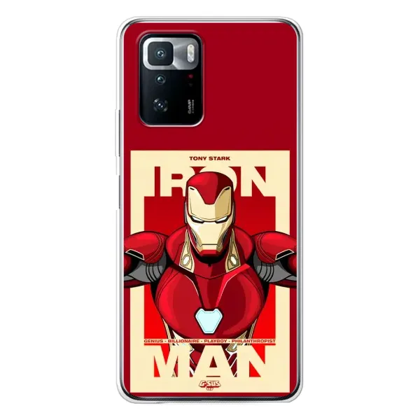 Чехол с рисунком «Iron man» для Xiaomi POCO X3 GT Чехол с рисунком «Iron man» для Xiaomi POCO X3 GT