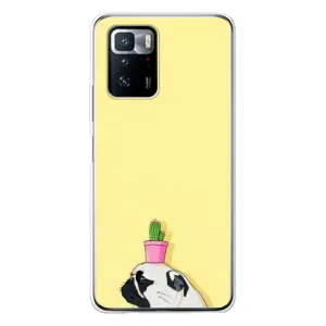 Бампер для Xiaomi POCO X3 GT з картинкою "Песики" (Кактус на голові)