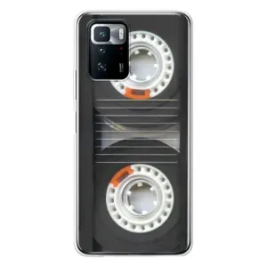 Чехол с Прикольным принтом на Xiaomi POCO X3 GT (Кассета магнитофона)