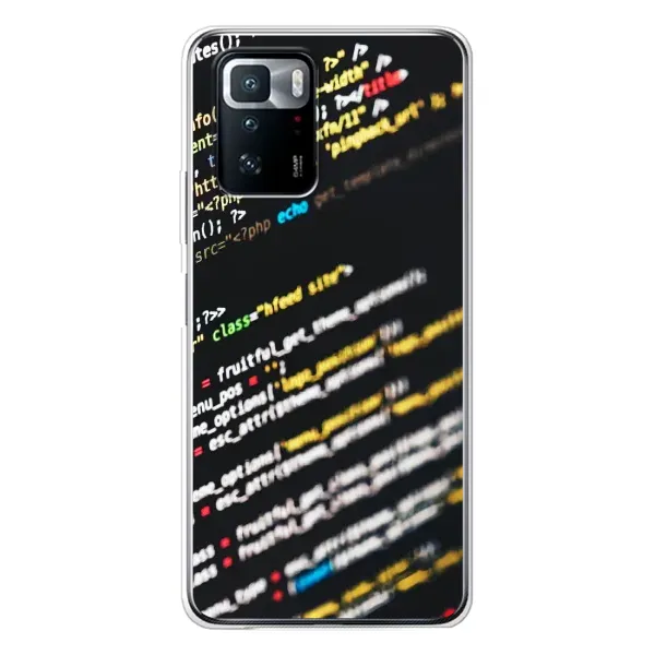 Чехол с рисунком «Код» для Xiaomi POCO X3 GT Чехол с рисунком «Код» для Xiaomi POCO X3 GT