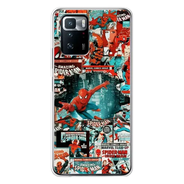 Чехол с рисунком «Комиксы Человек Паук» для Xiaomi POCO X3 GT Чехол с рисунком «Комиксы Человек Паук» для Xiaomi POCO X3 GT