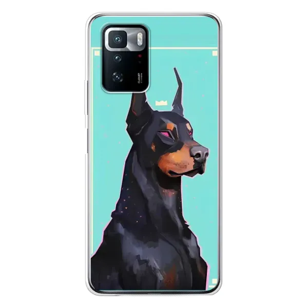 Чехол с рисунком «Король доберман» для Xiaomi POCO X3 GT Чехол с рисунком «Король доберман» для Xiaomi POCO X3 GT