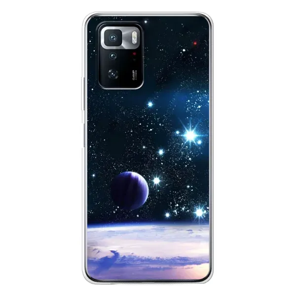 Чехол с рисунком «Космический вид» для Xiaomi POCO X3 GT Чехол с рисунком «Космический вид» для Xiaomi POCO X3 GT